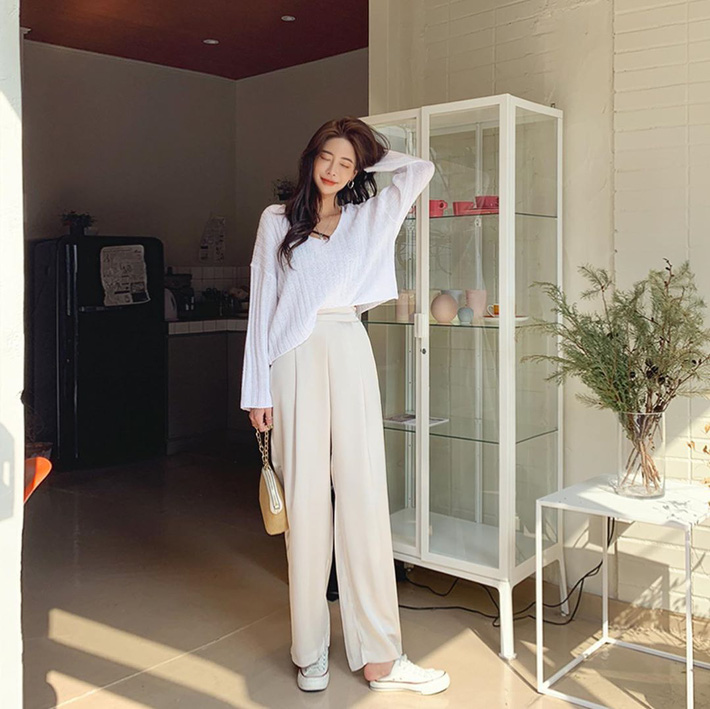 Ai cũng sắm quần ống rộng nhưng chưa chắc đã biết 12 cách phối đồ tôn dáng và sành điệu bá cháy-8