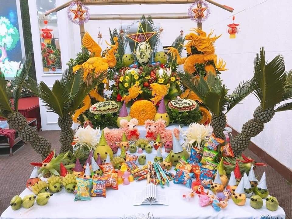 Những mâm cỗ trông trăng đẹp mắt và sáng tạo khiến trẻ em mê tít, người lớn nhìn thôi cũng phấn chấn vui lây-16