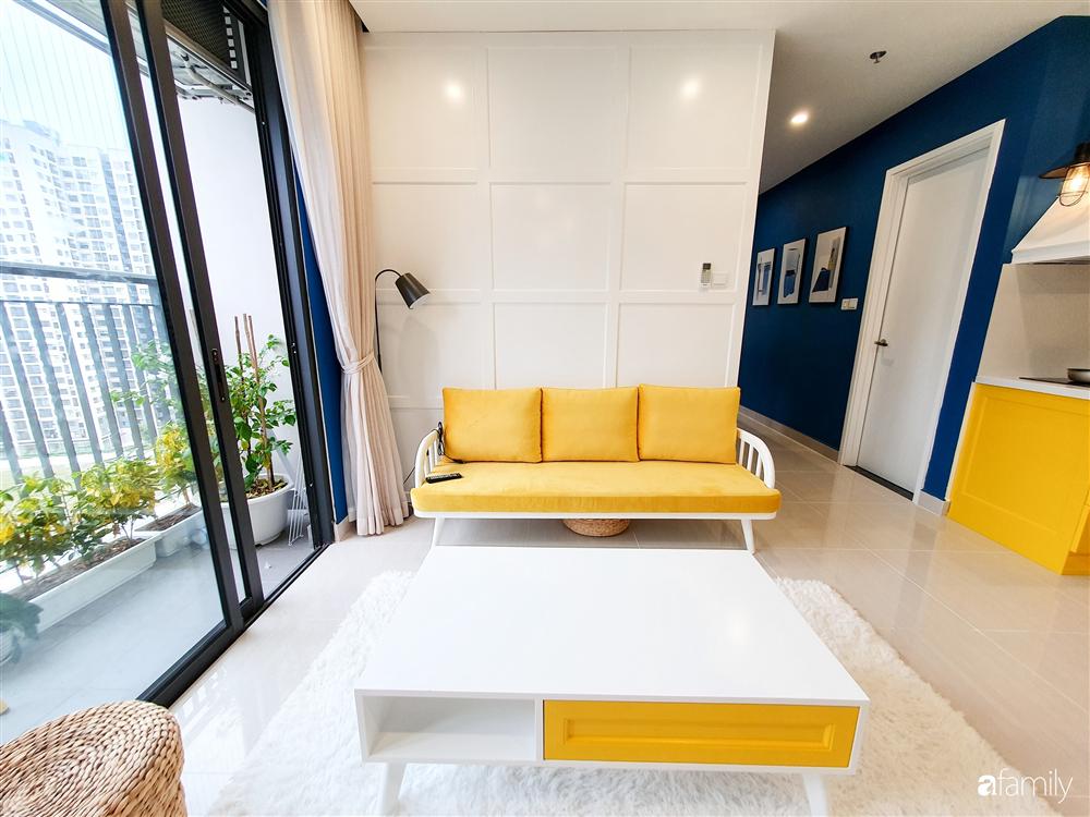 Căn hộ 75m² tràn đầy sức sống với cách phối màu vàng - xanh tinh tế có chi phí hoàn thiện 270 triệu đồng ở Hà Nội-3