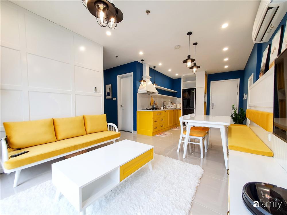 Căn hộ 75m² tràn đầy sức sống với cách phối màu vàng - xanh tinh tế có chi phí hoàn thiện 270 triệu đồng ở Hà Nội-7