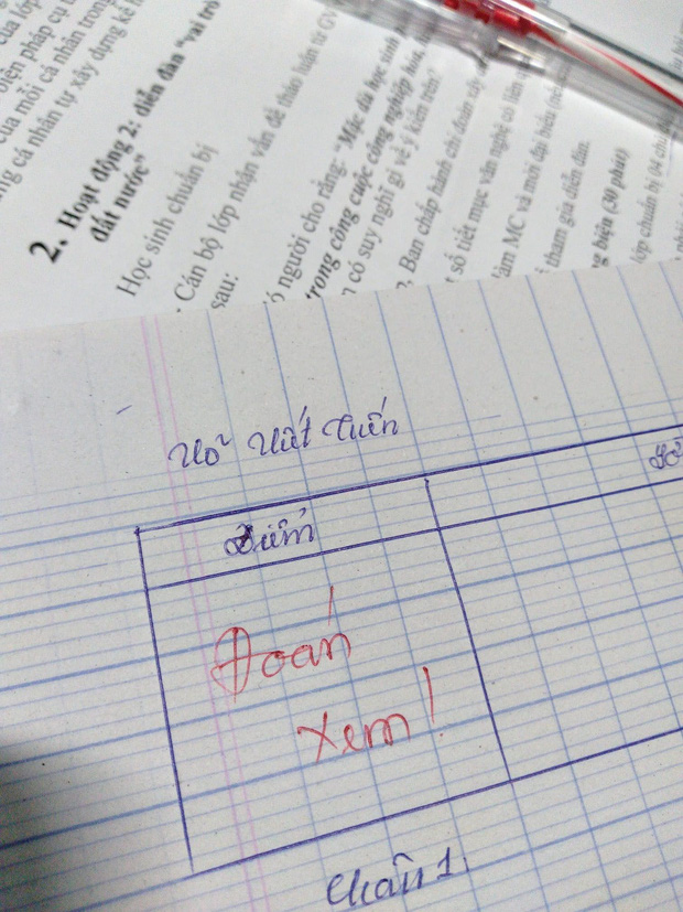 Làm kiểm tra mà bắt cô đoán đáp án, học trò bị đáp lại bằng một từ cực chất-3