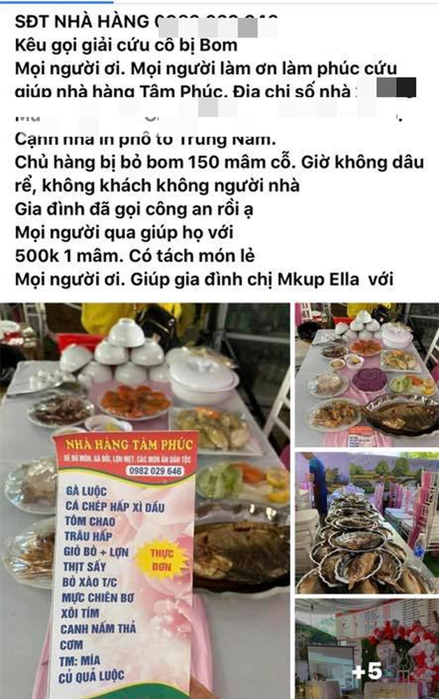 Một nhà hàng ở Điện Biên bị khách quen bom 150 mâm cỗ cưới trị giá gần 200 triệu, dân mạng kêu gọi giải cứu 500 nghìn/mâm-1