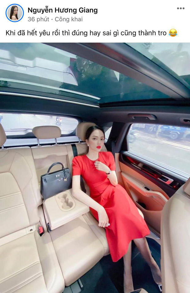 Đang hẹn hò với Matt Liu, Hương Giang đăng status ẩn ý chuyện hết yêu: Bắt trend chị Mỹ Tâm hay ẩn ý gì đây?-1