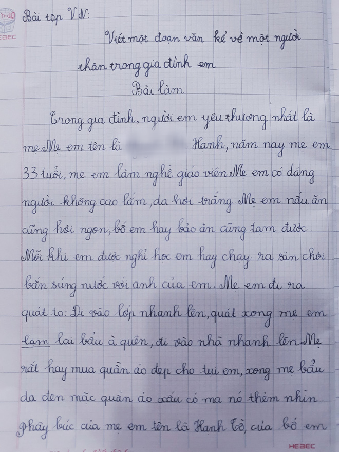 Tả về người thân trong gia đình lớp 5 - Tuyển chọn những cách tả hấp dẫn và sinh động