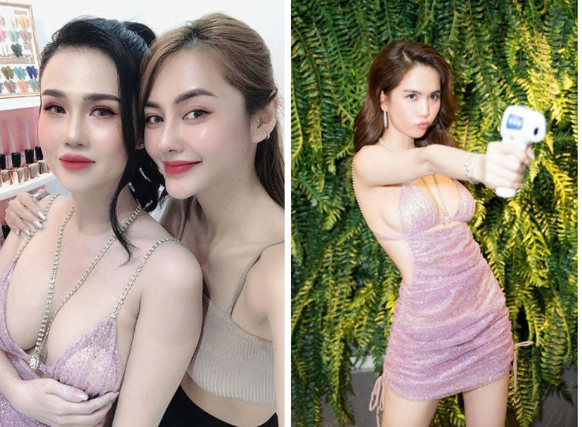 Vòng 1 phổng phao, chị gái Ngọc Trinh dù gái 3 con vẫn mặc trễ nải chẳng thua em gái-5