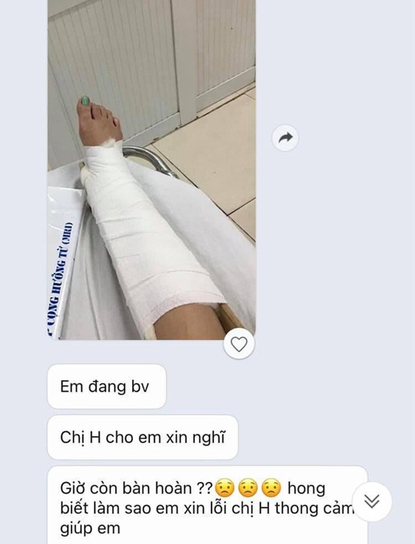 Nghe nhân viên kể khổ bị tai nạn gãy chân, cô gái có màn bóc mẽ nhẹ nhàng chỉ nhờ 1 tấm ảnh lại khiến ai nấy cười lăn lộn-1