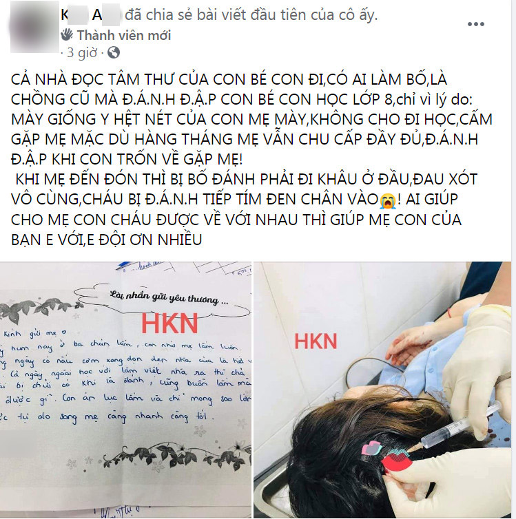 Xót xa tâm thư của bé gái Hải Phòng nghi bị bố ruột bạo hành bằng dây điện quấn băng dính: Mong lớn nhanh để tự do về với mẹ-1