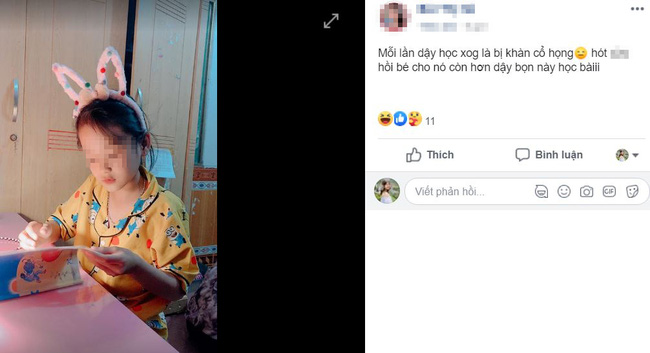 Cười đau bụng với cảnh dạy con học bài: Lôi đủ bảo bối ra dọa, con thì khóc còn bố mẹ phải uống thuốc bổ thần kinh, tình nghĩa gia đình sứt mẻ từ đây-23