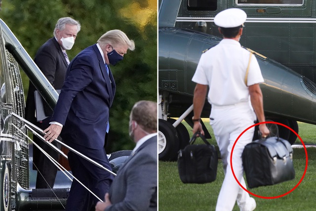 Vật bất ly thân được Tổng thống Trump đem theo vào bệnh viện là gì?-2