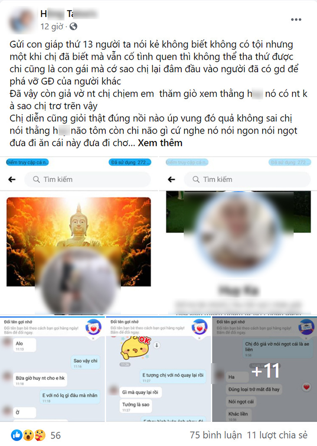 Người vợ ngạo nghễ đăng đàn tuyên bố TẶNG chồng cho nhân tình-1