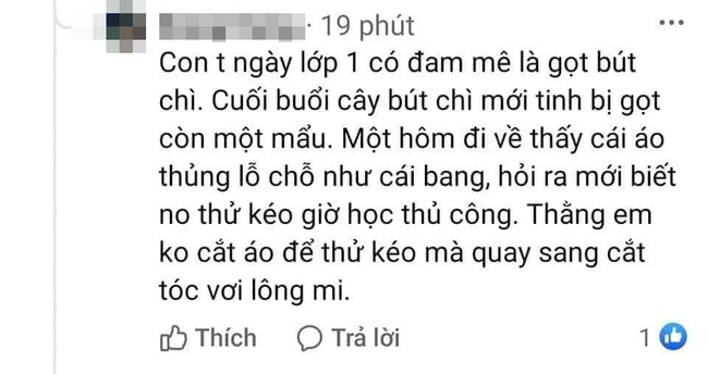 Bố mẹ rối loạn tiền đình vì con vào lớp 1: Đôi dép mới sắm đứt toang, đi học về áo rách như cái bang vì lấy kéo thủ công tự cắt áo mình-2