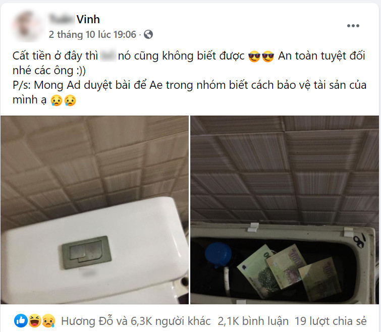 Cười quặn ruột khi các ông chồng IQ vô cực khoe chỗ giấu quỹ đen, chị em xem xong giật mình-2