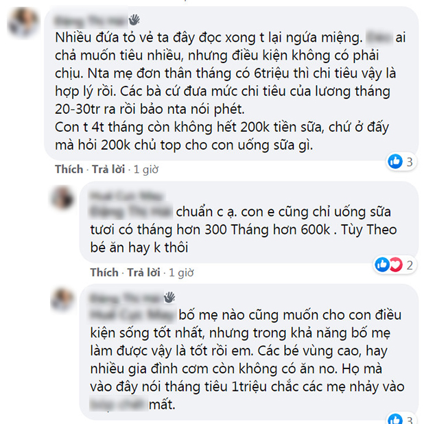 Single mom Hải Dương chia sẻ bảng chi tiêu 1 tháng gây tranh cãi vì khoản nào cũng thấy vô lý đùng đùng-18