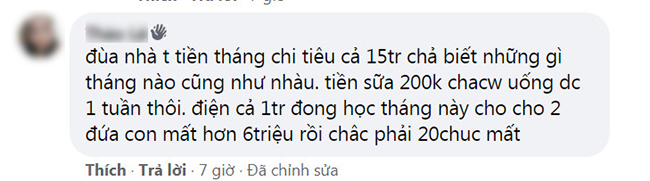 Single mom Hải Dương chia sẻ bảng chi tiêu 1 tháng gây tranh cãi vì khoản nào cũng thấy vô lý đùng đùng-5