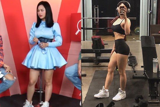 Điên cuồng gym giảm cân, Miu Lê đánh mất vẻ nữ tính với body cuồn cuộn gân cơ