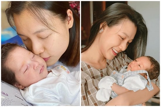 Hoàng Oanh khoe cận mặt con trai lai Tây, đúng là cực phẩm nhan sắc thừa hưởng từ bố mẹ