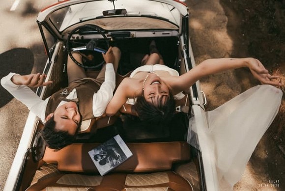 Bộ ảnh cưới nóng bỏng của diễn viên Thảo Trang và chồng trẻ kém 9 tuổi-10