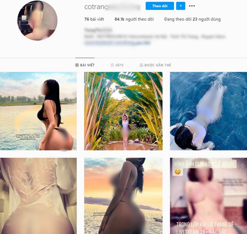 Cô Trang đang nổi đình đám trên mạng xã hội gây sốc vì giữa livestream lại quay sang tự sướng khiến hội chị em phản ứng gay gắt là ai?-2