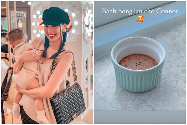 Lan Khuê khoe món bún riêu cua đồng tự tay nấu cho con trai ăn dặm ngon ngất ngây, hội bỉm sữa rào rào hỏi thăm cách làm-3