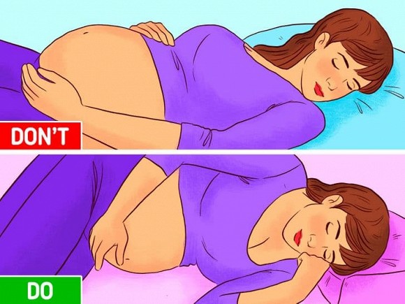 7 tư thế đứng - nằm - ngồi tốt cho cả mẹ bầu lẫn thai nhi-3