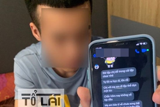Anh trai phải kèm em học bài vì mẹ rủ nữ gia sư đi đánh ghen, tin nhắn dặn dò còn 