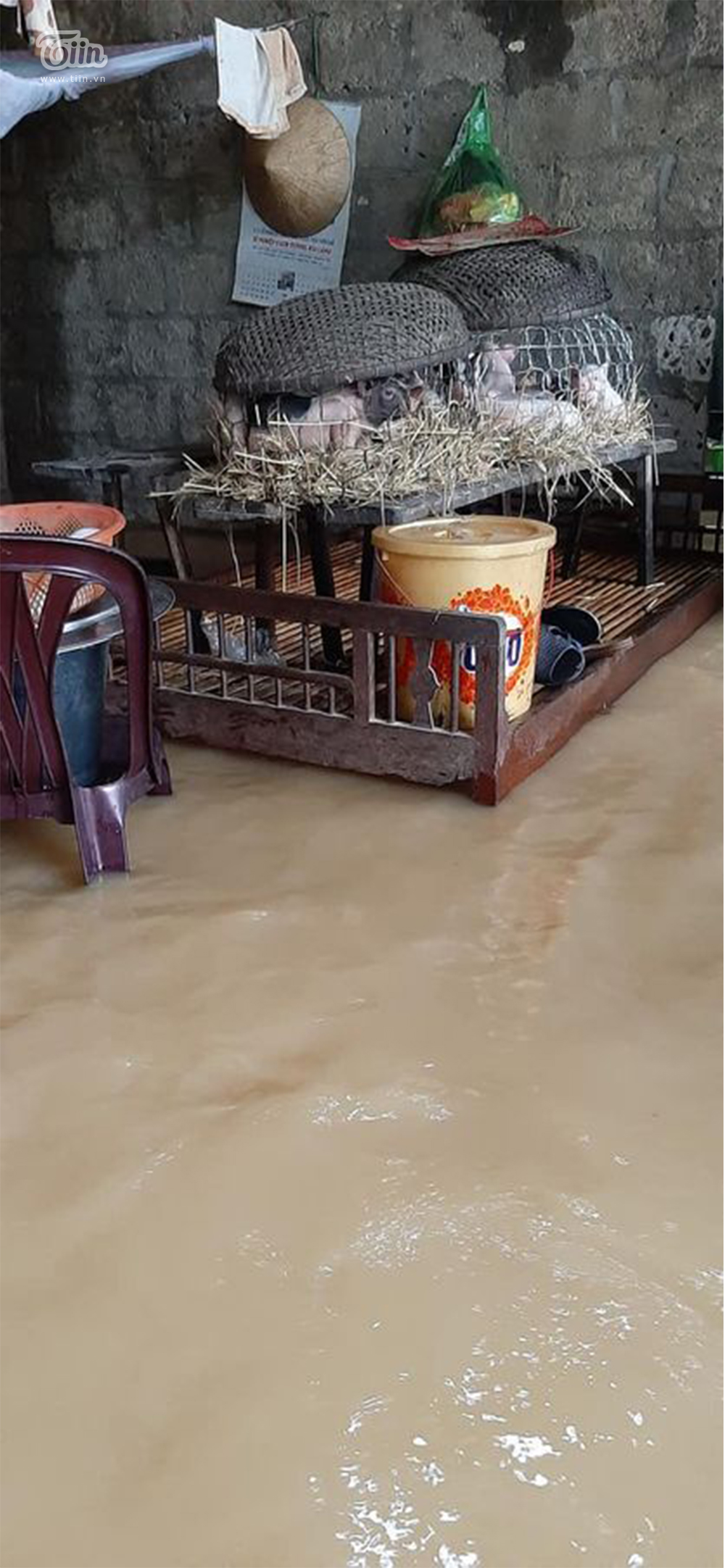 Mưa lũ miền Trung gây ngập nặng: Mong trời đừng mưa nữa, nhà mệ ngập hết rồi-6