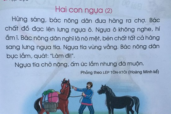 Phụ huynh than nhiều truyện trong Tiếng Việt 1 không rõ tính giáo dục