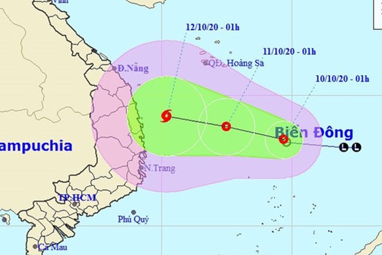 Áp thấp nhiệt đới hình thành, miền Trung tiếp tục mưa lớn