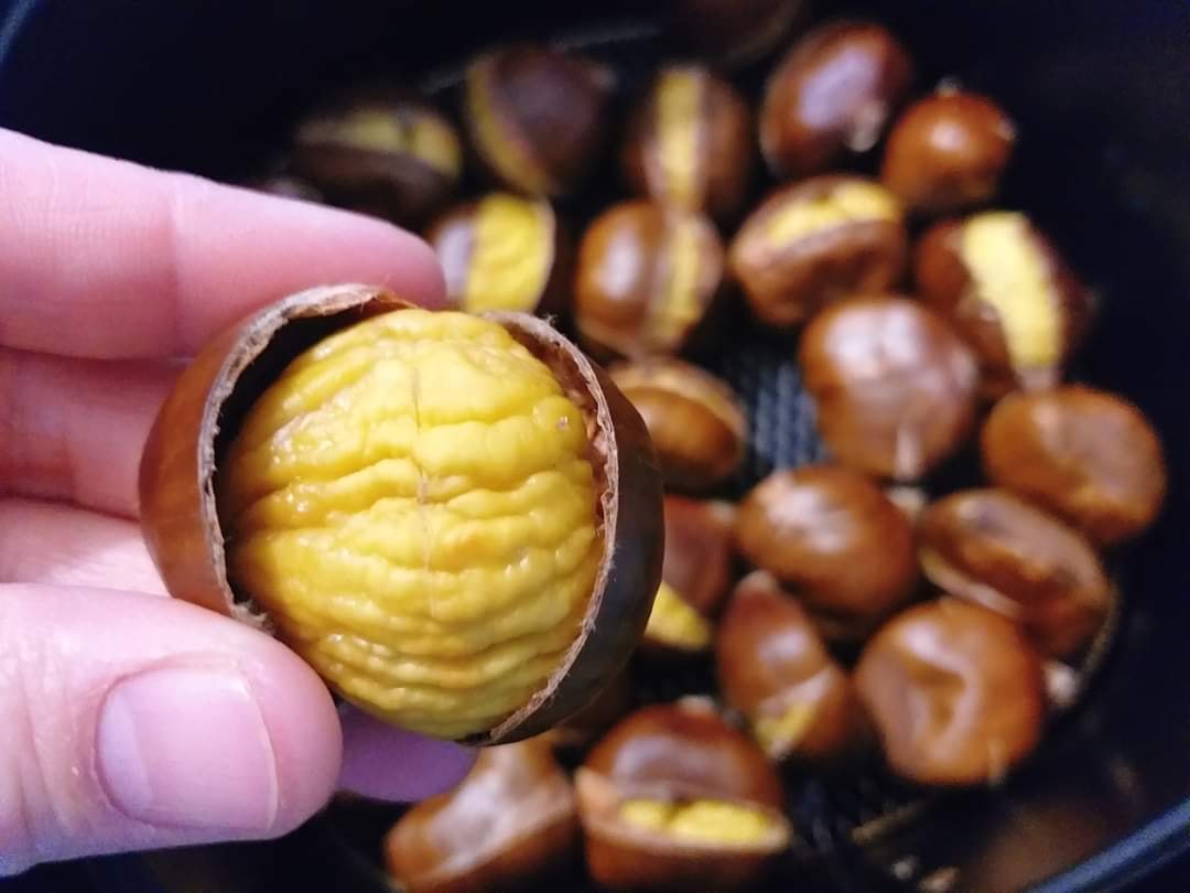 Thử cho hạt dẻ vào nồi chiên không dầu, 20 phút sau sản phẩm thu được khiến hội chị em rào rào hưởng ứng!-3