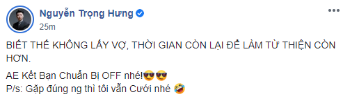 Kết thúc cuộc hôn nhân ồn ào chưa lâu, Trọng Hưng lại tiết lộ gặp đúng người thì tôi vẫn cưới nhé”-1