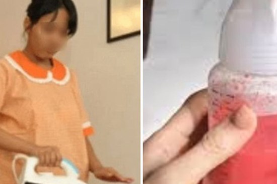 Pha sữa cho con 3 tháng tuổi, người mẹ phát hiện những hạt nhỏ xanh hồng cùng mùi hôi khó chịu, tố cáo việc làm tàn độc của nữ giúp việc