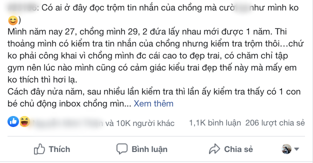 Đọc trộm tin nhắn của chồng, vợ phát hiện ra những điều không tưởng” nhưng cú twist chất nhất lại ở câu cuối cùng-1