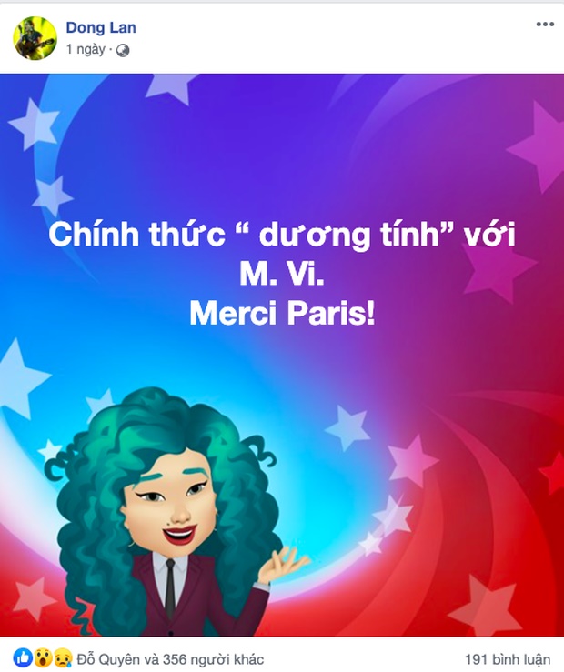 Ca sĩ Đồng Lan xác nhận mắc Covid-19 tại Pháp-1