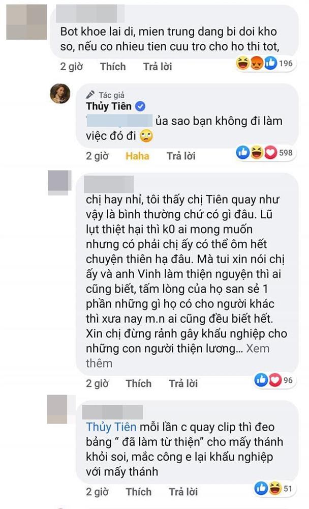 Bị chỉ trích vì khoe đồ mới mà không làm từ thiện miền Trung, Thủy Tiên đáp trả một câu khiến anti-fan cứng họng-2