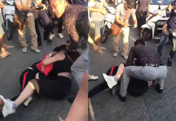 Vụ đánh ghen có chồng thì phải biết giữ” trên phố Hà Nội: 3 nhân vật chính trong clip lên tiếng làm sáng tỏ-1