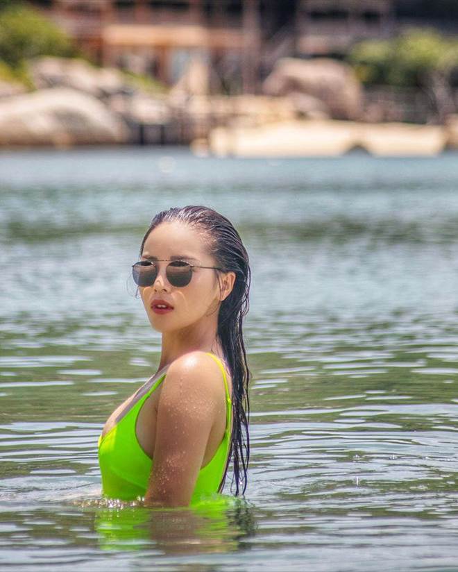 Kỳ Duyên diện bikini khoe dáng đẹp như tạc, nhưng chú ý hơn là làn da mất mác Hoa hậu-5