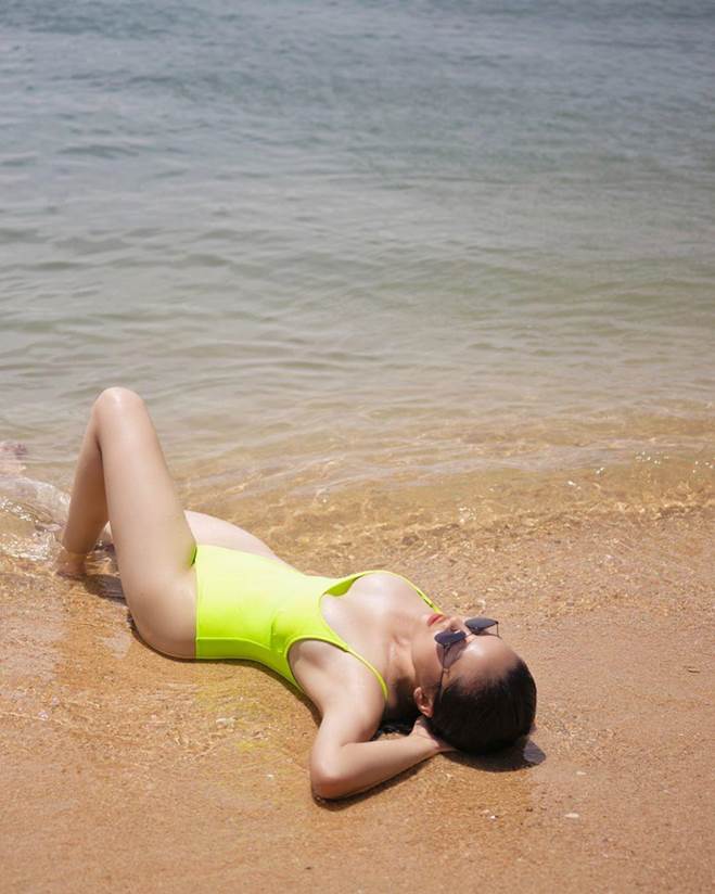 Kỳ Duyên diện bikini khoe dáng đẹp như tạc, nhưng chú ý hơn là làn da mất mác Hoa hậu-8
