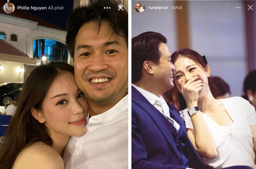 Linh Rin và Phillip Nguyễn cứ ôm nhau bất chấp trong hình chụp đôi hay ảnh gia đình, lấn lướt cả vợ chồng Hà Tăng-6