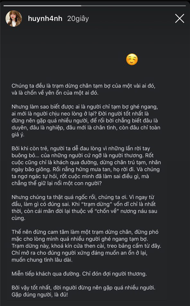 Huỳnh Anh làm dân tình hết hồn khi đăng triết lý có nhắc tới những từ nếm mùi vị phản bội, bị đối xử bất công-4