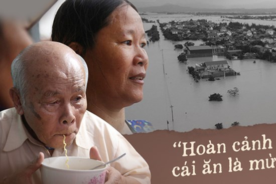 Người dân 5 ngày ăn cháo trắng kèm muối, đêm không dám ngủ trong trận lũ lịch sử ở Quảng Bình