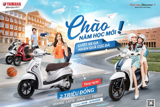 3 mẫu xe Yamaha được ‘săn lùng’ trong mùa tựu trường