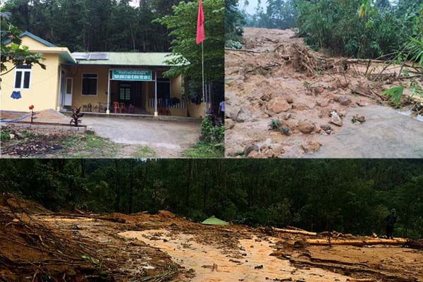 CẬN CẢNH: Kinh hoàng hiện trường sạt lở đất vùi lấp nhà điều hành Thủy điện Rào Trăng 3-13