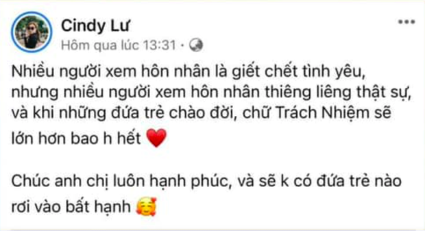 Bị chỉ trích có lời chúc kém duyên dành cho con của Đông Nhi - Ông Cao Thắng, vợ cũ Hoài Lâm nói gì?-1