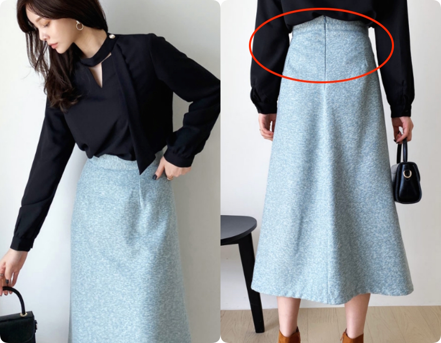 Kỹ nghệ thu nhỏ vòng 2 cho các chị em khi diện chân váy xòe: Nàng bụng to, eo bánh mì mà bỏ qua thì quá phí-2