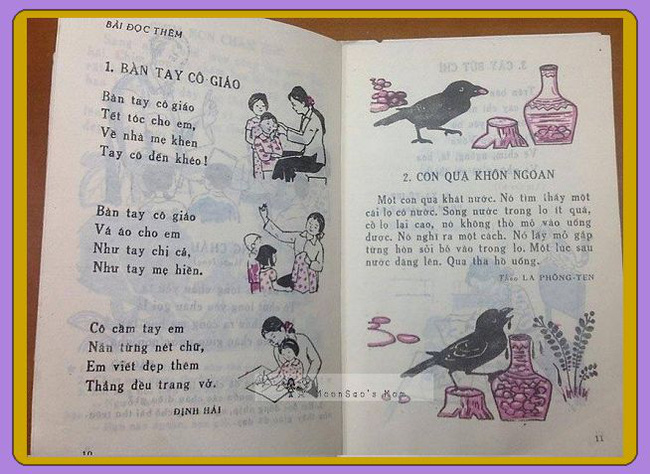 Cần gì truyện ngụ ngôn La Phông-ten hay Lép Tônxtôi, sách Tiếng Việt cũ toàn những bài thơ cây nhà lá vườn mà ai cũng mê đến tận bây giờ-8