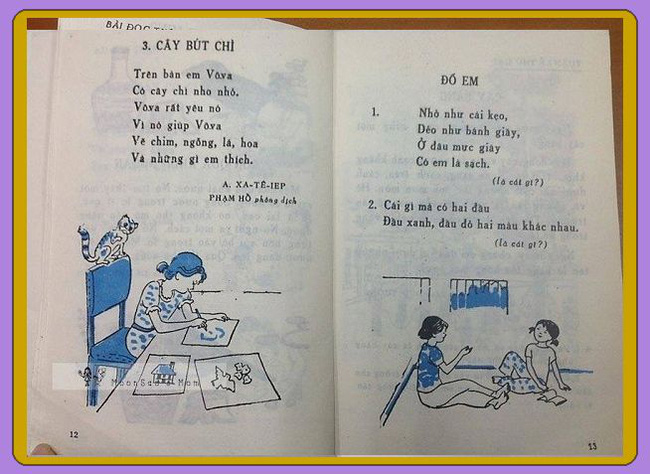 Cần gì truyện ngụ ngôn La Phông-ten hay Lép Tônxtôi, sách Tiếng Việt cũ toàn những bài thơ cây nhà lá vườn mà ai cũng mê đến tận bây giờ-7