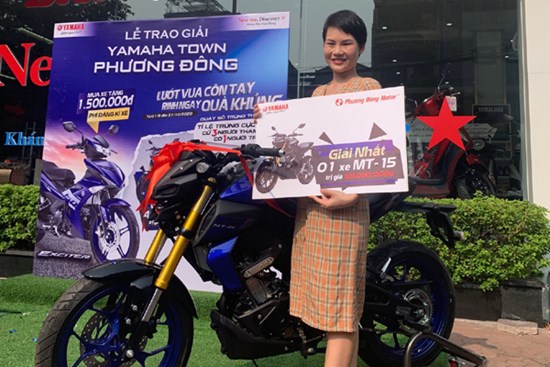 Săn cơ hội trúng xe mô tô 69 triệu khi mua Yamaha Exciter