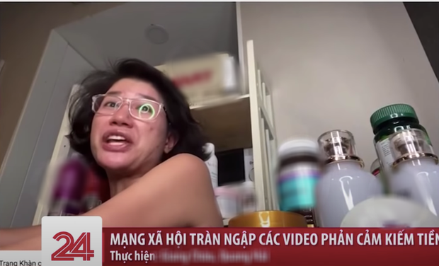 Hình ảnh Trang Trần livestream bán hàng online với ngôn từ phản cảm bị đưa lên sóng truyền hình, netizen lên án gay gắt-1