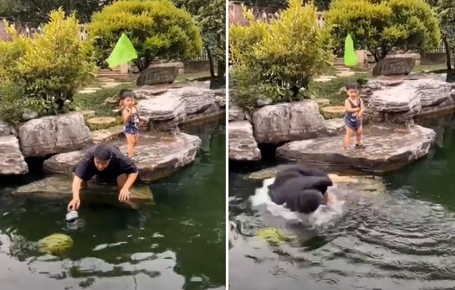 Bố và con trai đi mua dưa hấu nhưng một sự cố bất ngờ xảy ra khiến tình bố con chẳng biết đi về đâu-1