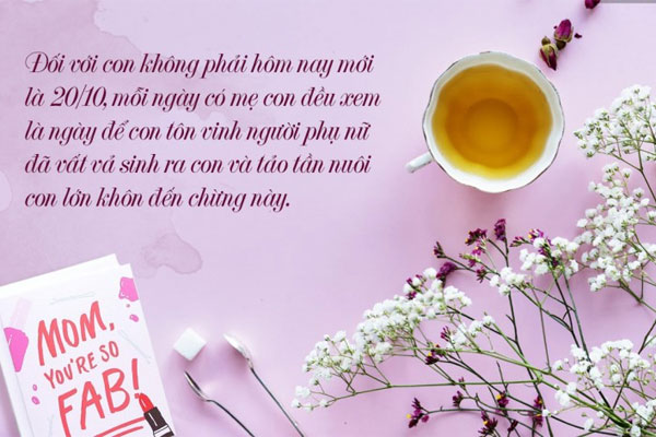 Lời chúc ngày 20/10 hay nhất dành tặng vợ-2